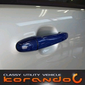 [ Korando C auto parts ] Cardon Skin Door Catch Molding Color:Blue.Red.Black Made in Korea